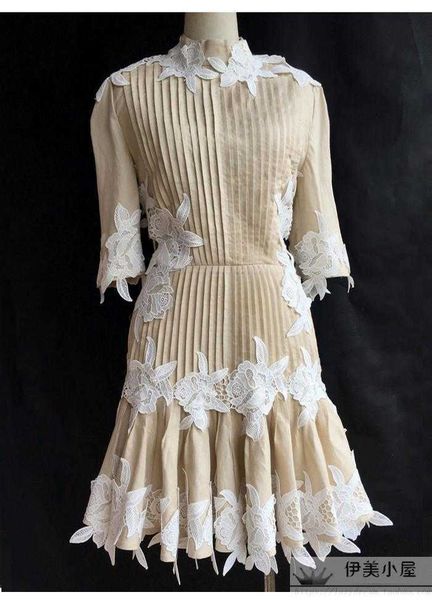 

casual dresses high fashion designer faerie show without back bandage embroidered retro hemp dress 6duw, Black;gray