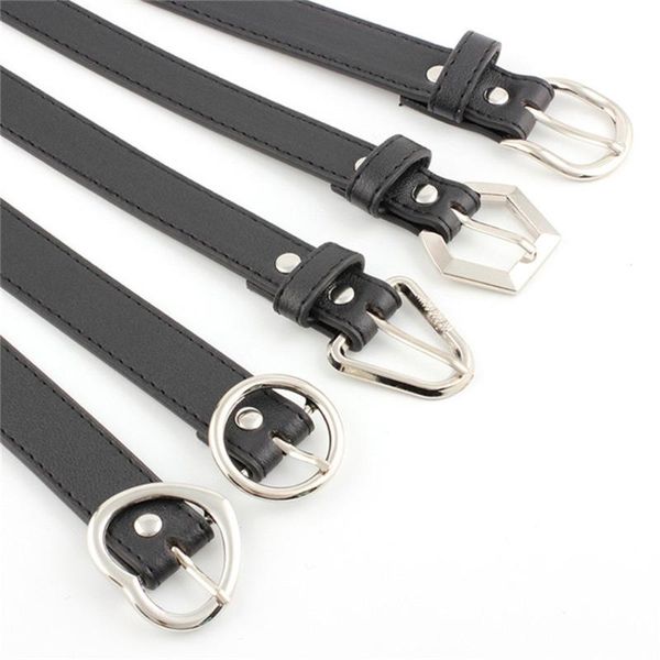 

belts 105 cm women's ring belt pu leather geometric heart pin buckle ladies fringe tassel wide waist retro jeans waistband, Black;brown