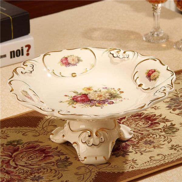 

tablewine racks the living room decoration fashion suits practical high fruit pots retro decorative ceramic european plate