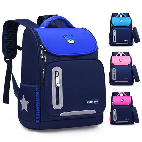 

children school bags for boys girls orthopedic schoolbags backpacks kids primary bookbags sac enfant