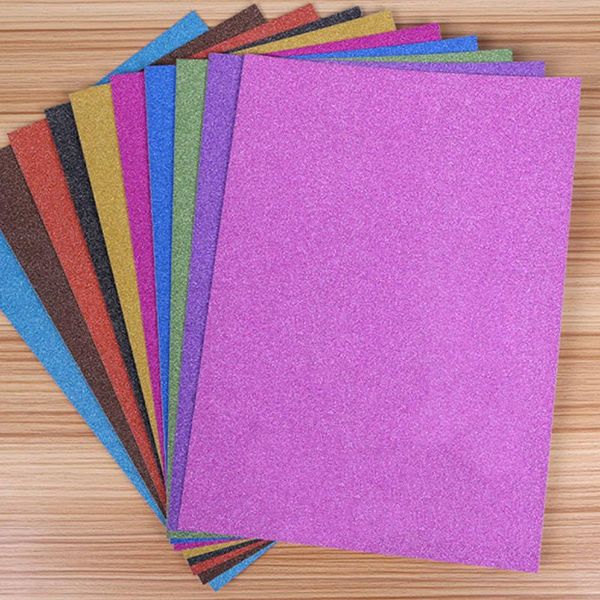 

sponge papers glue glitter gold adhesive thick single face handmade diy material flash foam paper other arts and crafts
