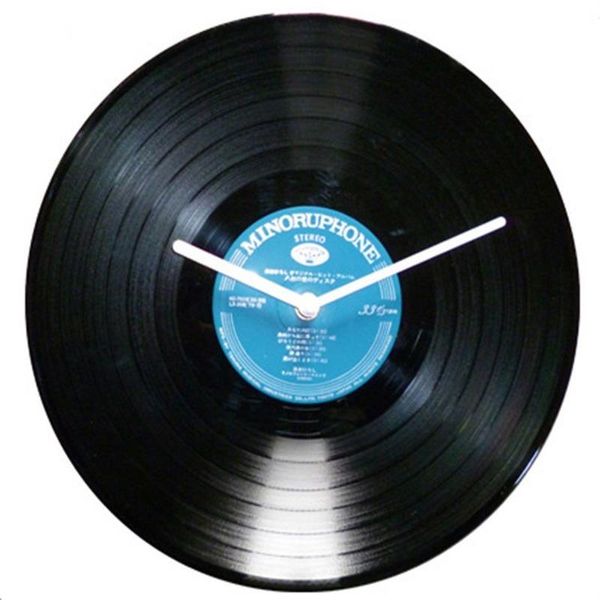 

wall clocks restaurant bar decoration clock record retro creative