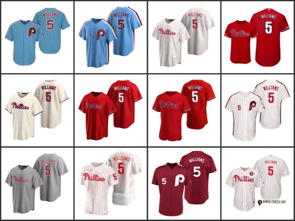 

philadelphia phillies men 5 nick williams women youth jersey, Black;red