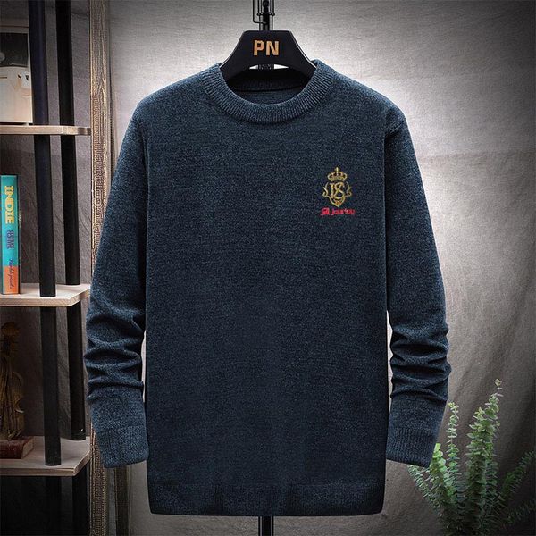 

hoodie comfortable men thick pullover autum casual loose keep warm o neck wool knitted harajuku fleece long sleeve street knitwear 7xl y2k, Black;brown