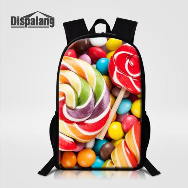 

backpack dispalang primary children school bags for girls candy printing large backpacks teenagers bookbags kids schoolbag supplies