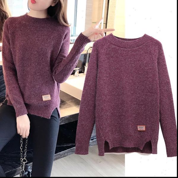 

womens sweaters women and pullovers autumn winter long sleeve pull femme solid pullover female casual short knitted sweater w1629, White;black