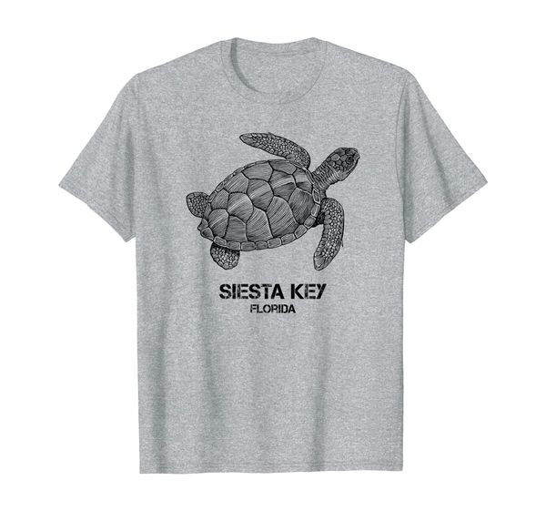 

siesta key florida t-shirt, White;black