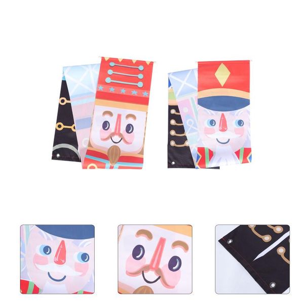 

curtain & drapes 1 pair adorable christmas pendant xmas door window wall decoration