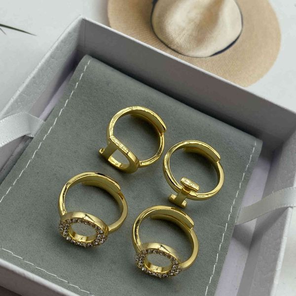 

70% off outlet online 2021 new piece open letter ring for women, Silver