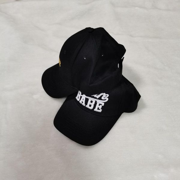 

wide brim hats 2021 french sports style geometric pattern letter embroidery logo classic simple cap sun hat baseball, Blue;gray