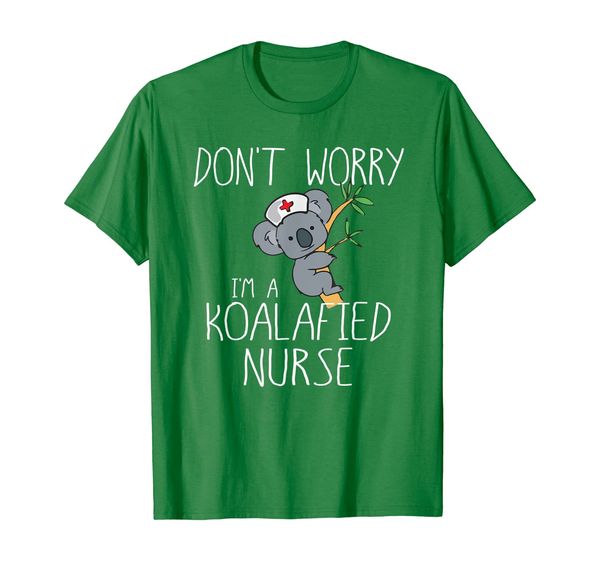 

nurse gifts shirt, koala koalafied nursing qualified tee fun, White;black