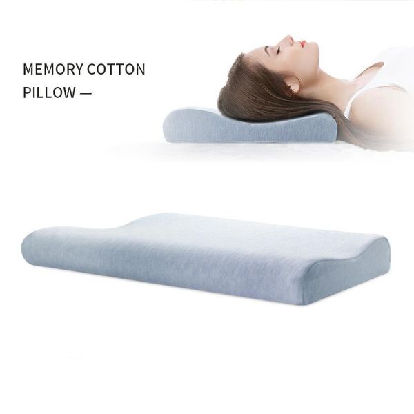 

pillow memory foam low soft neck spine protection thin for children teenager pregnant health care