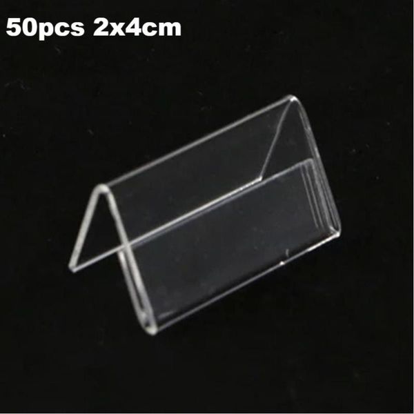 

frames 40pcs 2x4cm acrylic sign display stand price of business card label board tools nail art