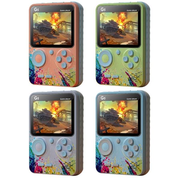 

portable game players g5 handheld retro console gaming console, 3.0 inch built-in 500 games 1000mah rechargeable battery for dropship