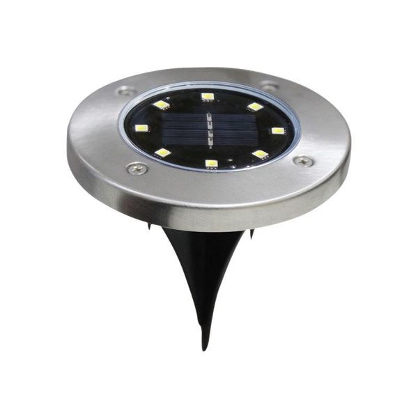 

solar lamps ground lights outdoor led powered waterproof disk garden landscape inground light