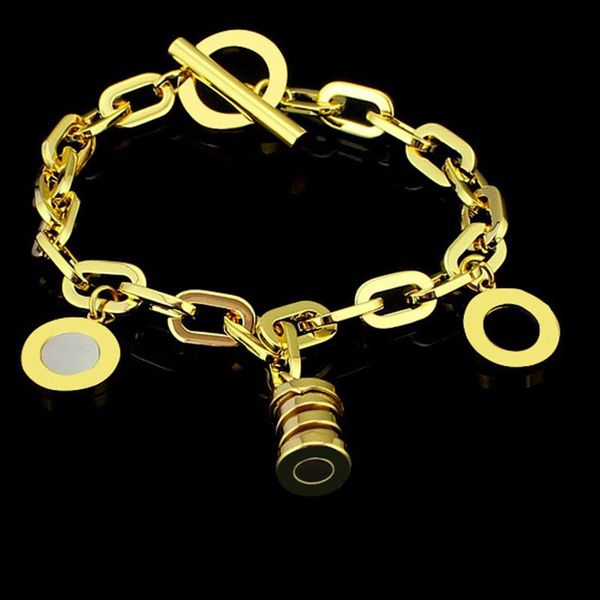 Link, jóias da cadeia para homens mulheres punhos acessórios shell redondo presentes coreanos braço de aço inoxidável de alta qualidade por atacado