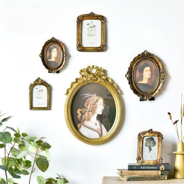 

frames resin po wall frame with art home decor wooden picture vintage imitation carved wood wf