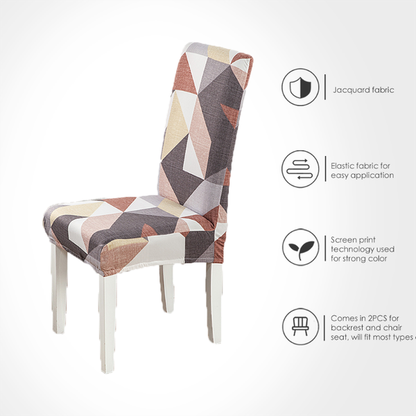 

printed stretch chair cover dining room spandex wedding el housse de chaise covers