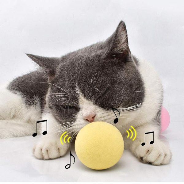 

cat toys interactive smart touch sounding ball pet catnip squeaky supplies