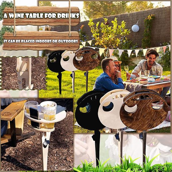 

camp furniture outdoor wine table portable folding for outdoors garden travel beach sale