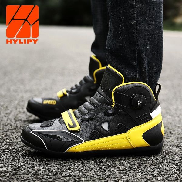 

cycling footwear men shoes motorcycle boots size 39-45 professional mtb shoe leather mountain motorbike athletic moto rading sneakers, Black