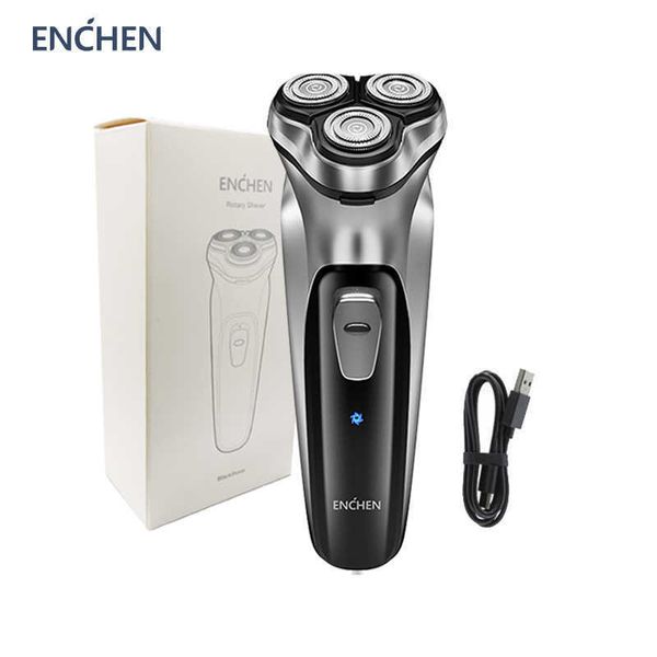 Enchen Blackstone Electric Shaver Razor Homens Tipo-C Recarregável Barbear Máquina de Barba Controle Inteligente Travel Lock 100% Novo P0817