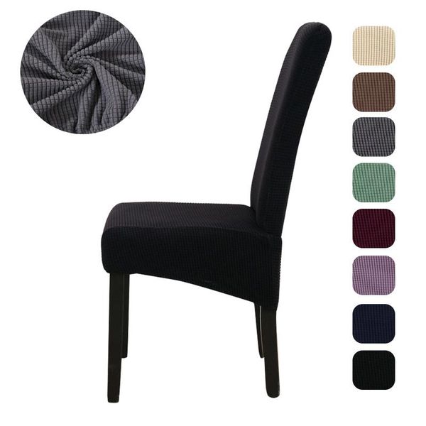 

1/2/4/6 pices stretch xl size chair cover big elastic seat case covers high back for banquet dining home party
