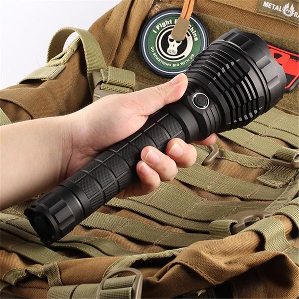 

flashlights torches convoy l6 xhp70.2 4300lm 5000mah powerful long strong led high lumen 26650 portable torch for camping hunting