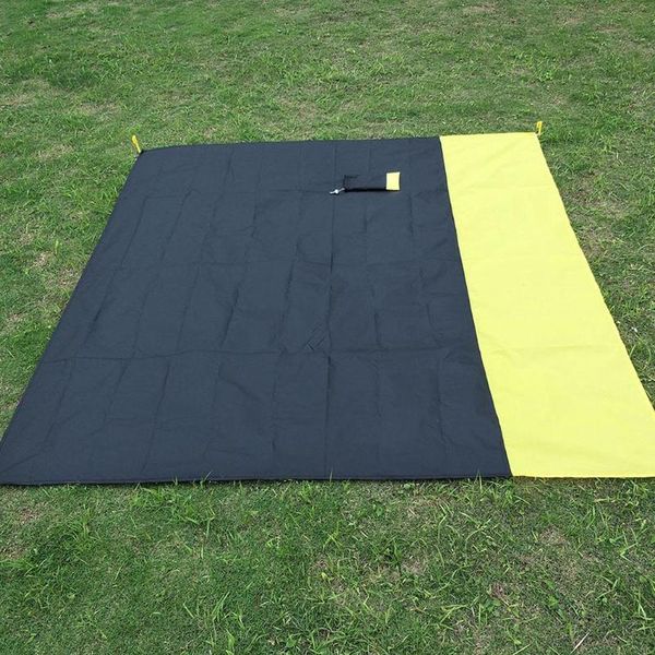 

outdoor pads waterproof polyester patchwork beach camping picnic blanket