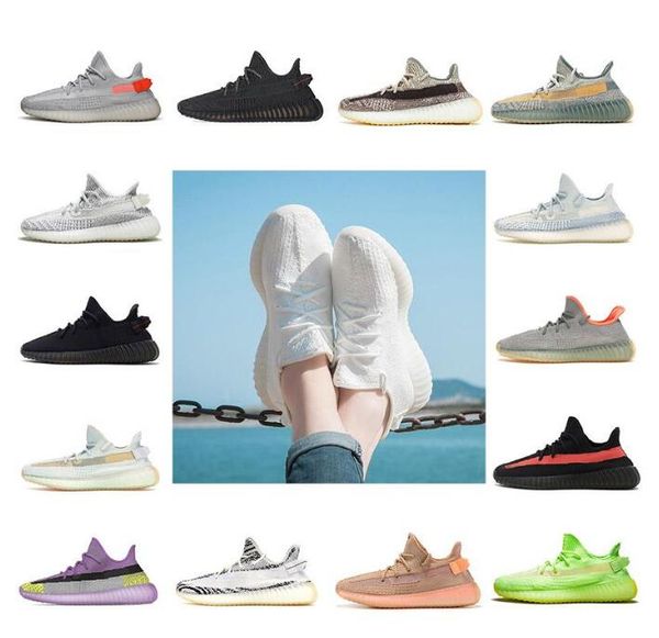 

new static reflective v2 beluga 2.0 running shoes sesame butter black white breds oreos sports sneakers size 36-47 without box