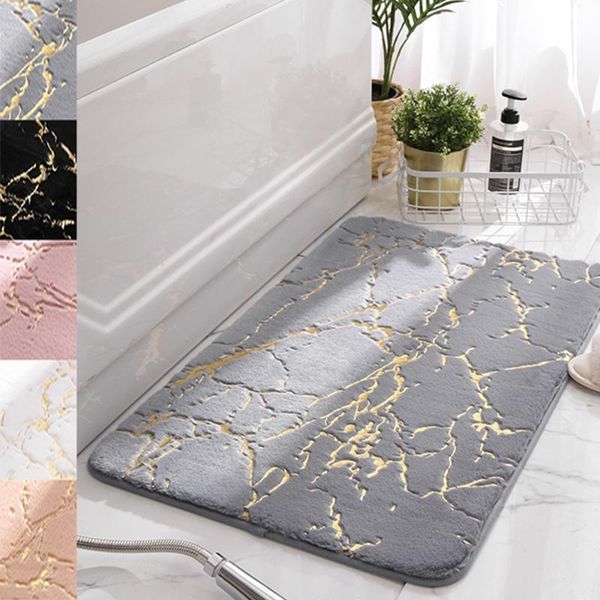 

s/m/l/xl faux hair bath mats non-slip floor rugs super absorbent shower bathroom soft carpets for home toilet wc decor