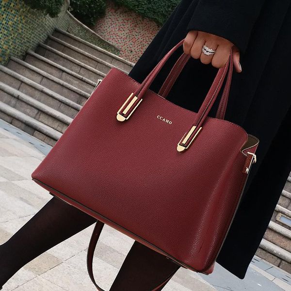 

evening bags satchels genuine leather handbags 2021 ladies trendy large-capacity one-shoulder messenger fashion handbag