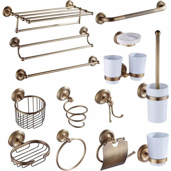 

bath accessory set antique copper bathroom hardware paper holder towel bar toothbrush soap dish clothes hook accessories