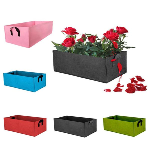 

planters & pots fabric garden felt grow bags outdoor vegetable flower plant pot growing veget bag planter bolsa cultivo