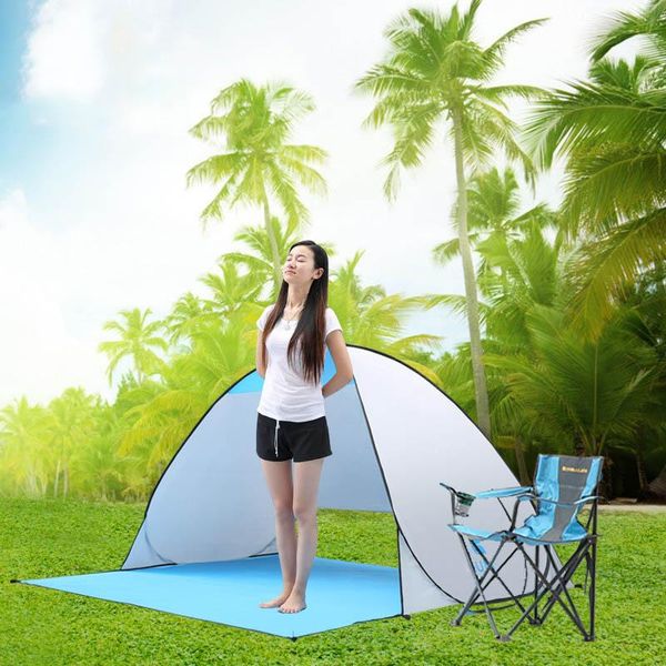 

ly foldable quick automic opening beach tent fishing tents waterproof uv protection camping sun shelter and shelters