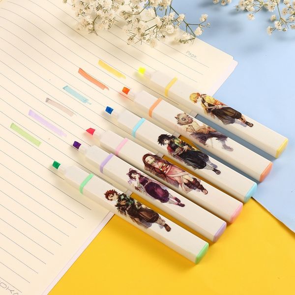 

painting pens ghost blade orcent note number pen color candy marker, Black;red