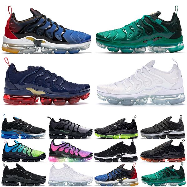 

men women tn plus running shoes triple black white psychic pink pure platinum summer gradient sunset worldwide mens trainers outdoor sports
