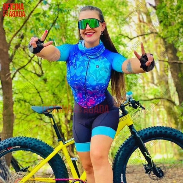 

racing sets oda 2022 equipo de ciclismo summer cycling sweatshirt adies blue sportswear vitality girl triathlon outdoor suit overall tights, Black;blue