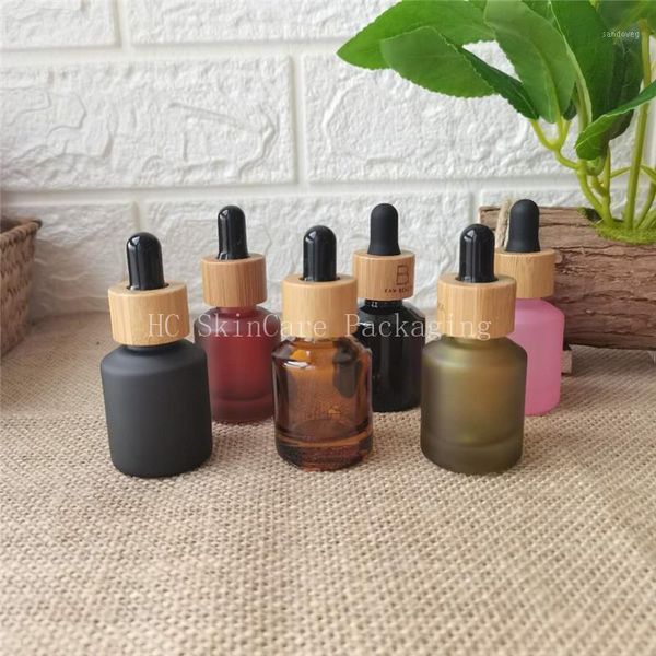 

storage bottles & jars 3pcs 15ml 30ml perfume essential oil frosted/clear glass dropper bottle vials with pipette for cosmetic