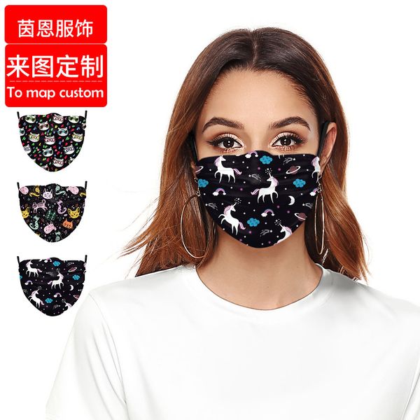 

high-quality s washable cotton ear hanging dust decor and child mask