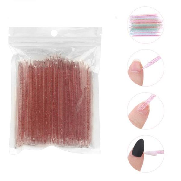 

reusable crystal stick nail art cuticle pusher remover pedicure pushers