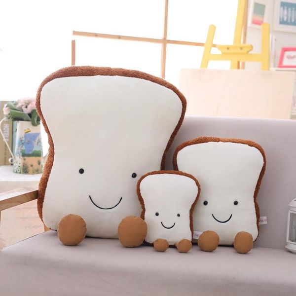 

cushion/decorative pillow cartoon bread plush toy stuffed toys soft baby comfort doll lovers gift child present sofa cushion kids pography p