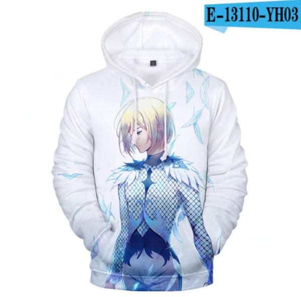 

men's hoodies & sweatshirts 3d print anime yuri on ice cosplay costume yuri plisetsky men/women hooded ed white coats, Black