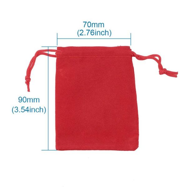 

storage bags wedding velvet jewelry party gift pouch flocking decor decoration