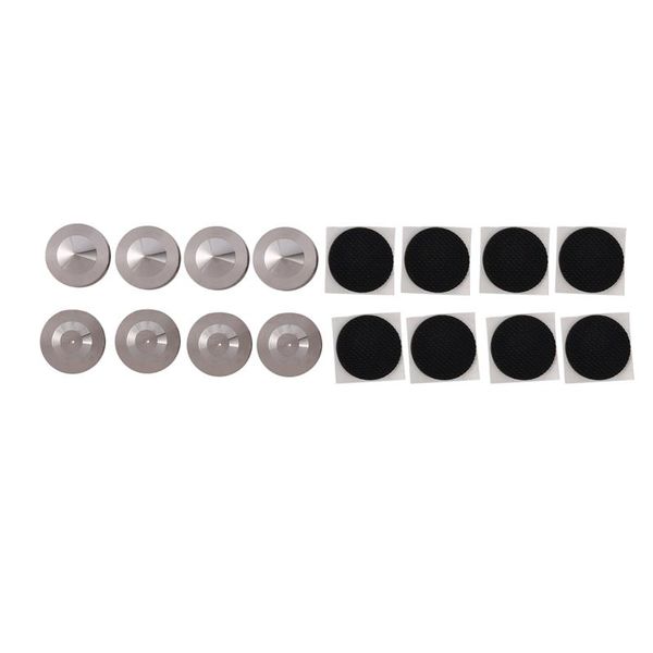 

computer speakers 4pcs 28mm stainless steel hifi audio speaker isolation spike stand feet pads base