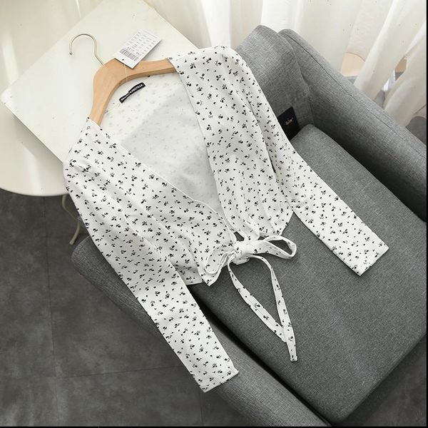

slim girls womens shirt sweet floral shirts summer ladies soft cotton blouses vintage female elegant chic cute, White