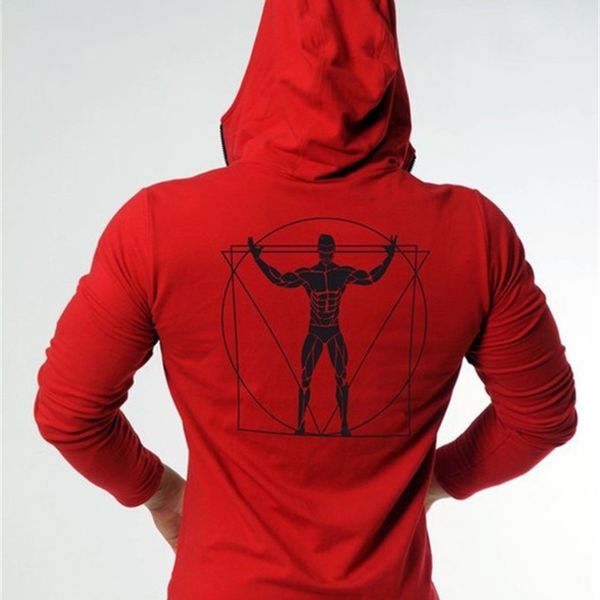 

tracksuits muscle brother men's autumn and winter trend style sanitary clothes fitness outdoor sports hoodie, Gray