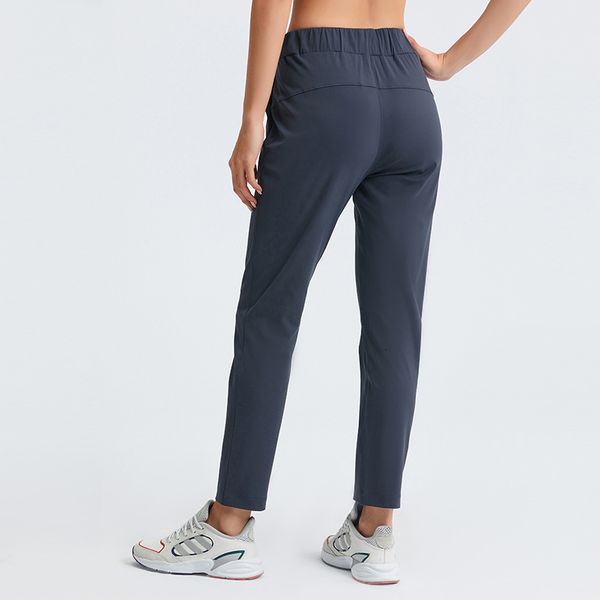 

women's leggings women workout running 4 way stretch fabric super quality yoga pants with side pockets outdoor sports tights 6lew, Black