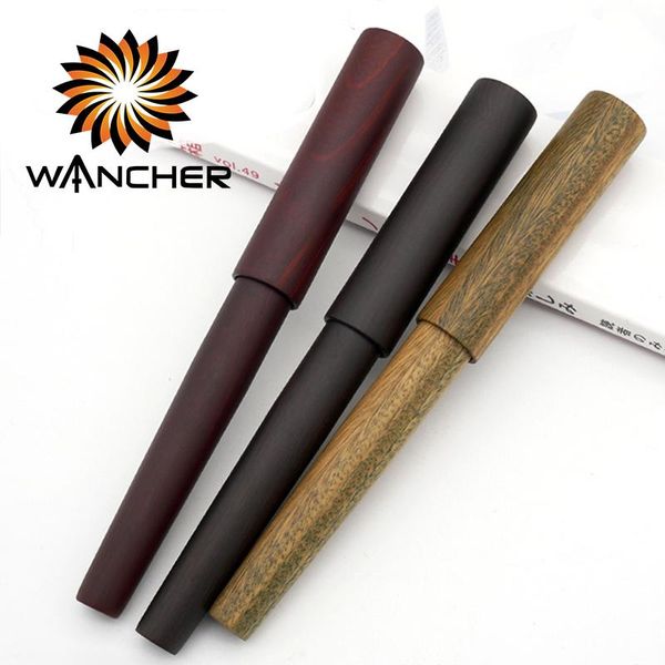 

japanese wancher ebony pen wooden stationery gift for men fountain pens