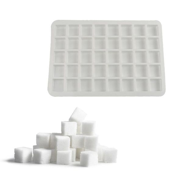 

baking moulds 40 cavity square pillow silicone cake mold for chocolate mousse ice cream jelly pudding dessert bread pan decorating tool